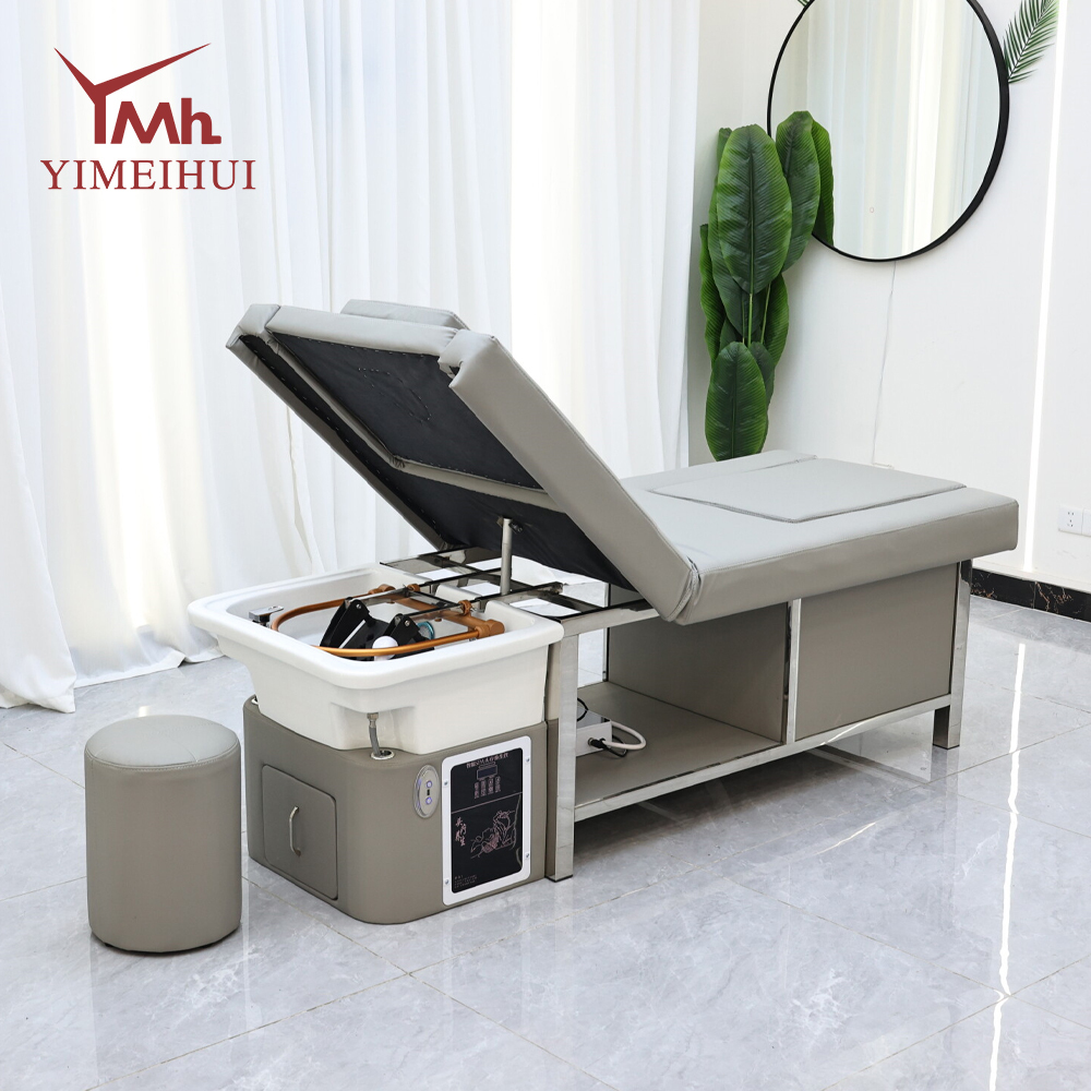 Functional Multifunctional Head Spa Bed with Drawer & Shelf Storage