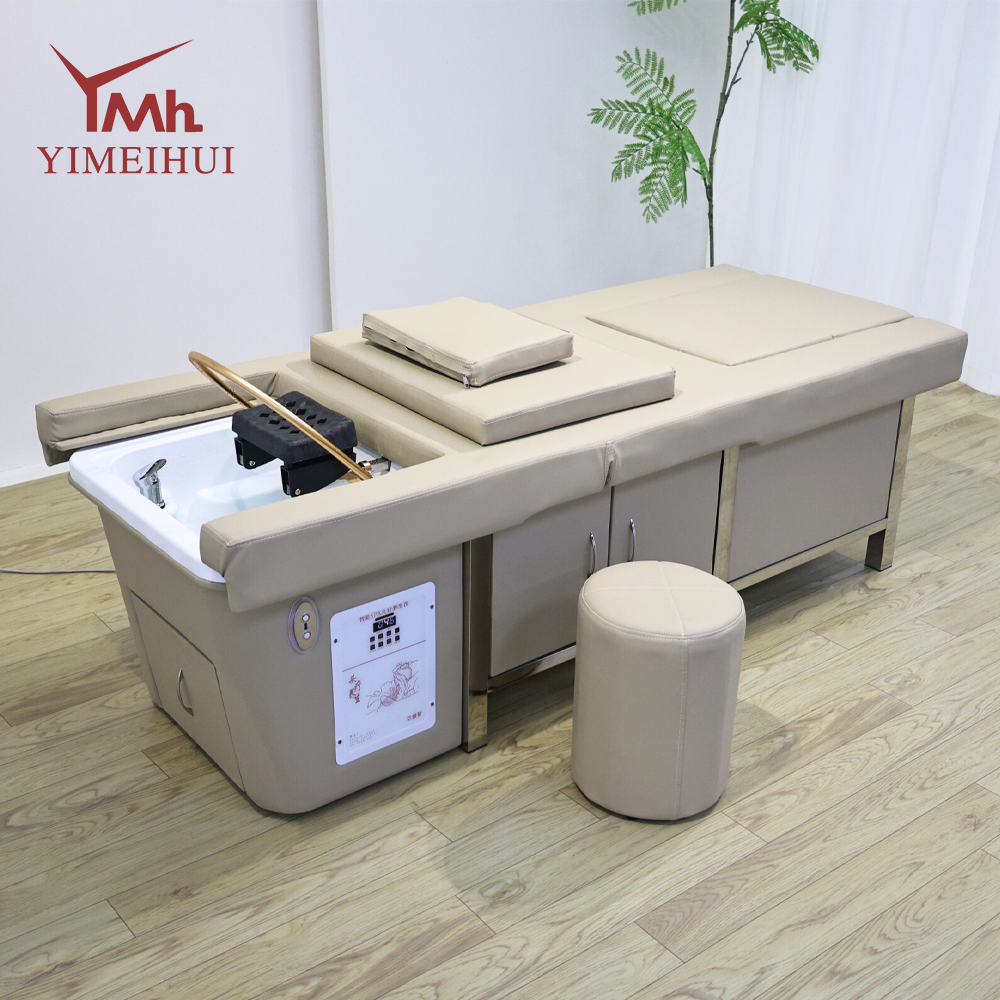 Premium Salon Massage Bed with Storage Compartments & Steam System