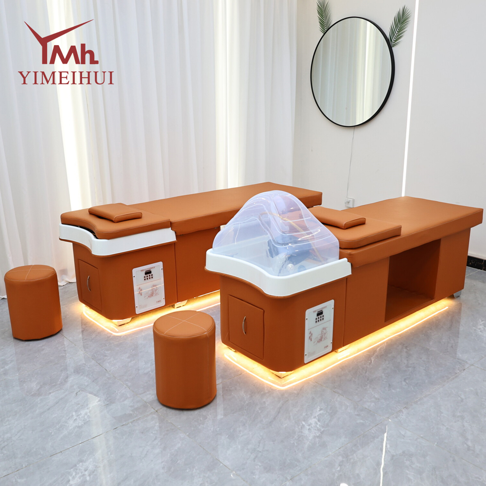 Luxury Multifunctional Portable Head Massage Sofa Bed for Salons & Spas
