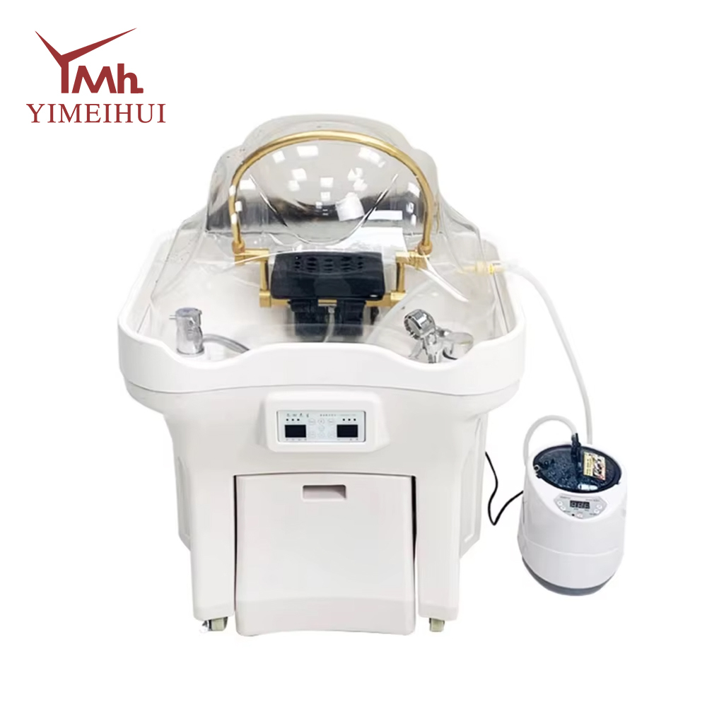Professional Head Spa Shampoo Basin with Steam Chamber & Fumigation Machine