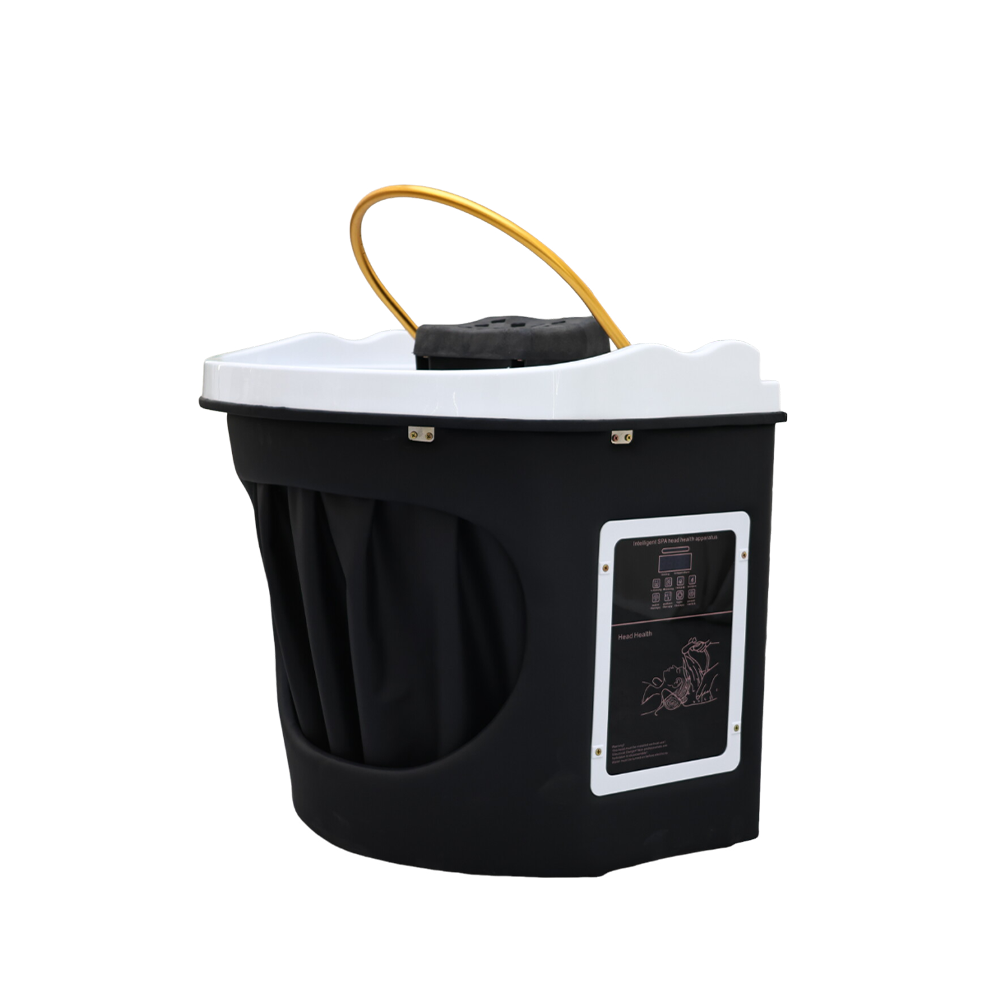 Modern Salon Thickened Acrylic Portable Head Spa Shampoo Basin with Water Pipes