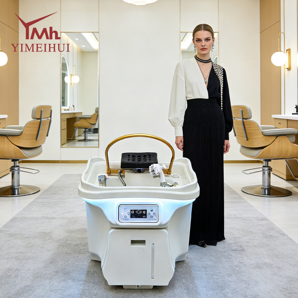 Portable Head Spa with Water Circulation Acrylic Eco-Friendly & Constant Temperature Shampoo Basin