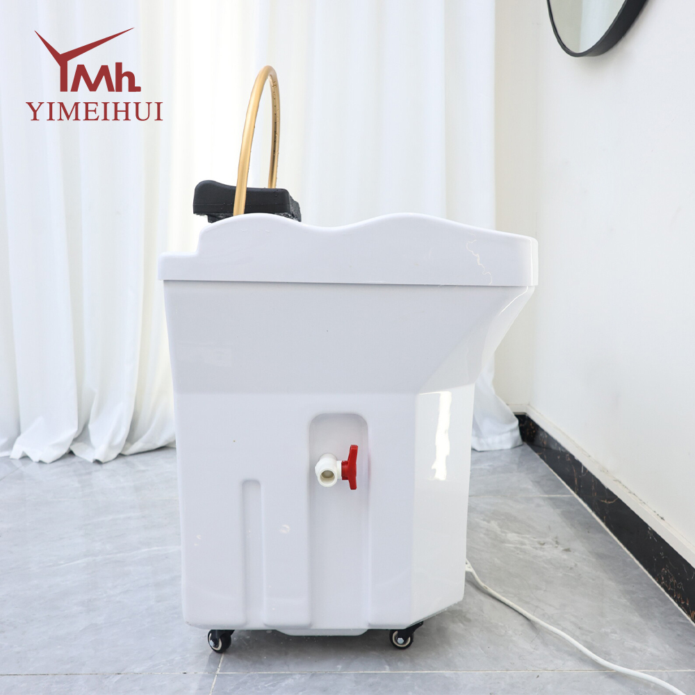 Portable All-in-One Head Spa Shampoo Basin with Water Circulation & Steam Function
