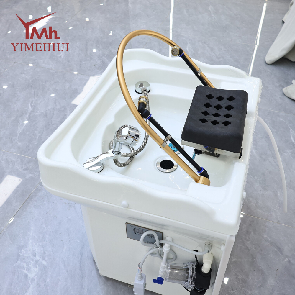 Upgraded Safe Water-Electricity Separation Portable Detachable Head Spa with Water Tank