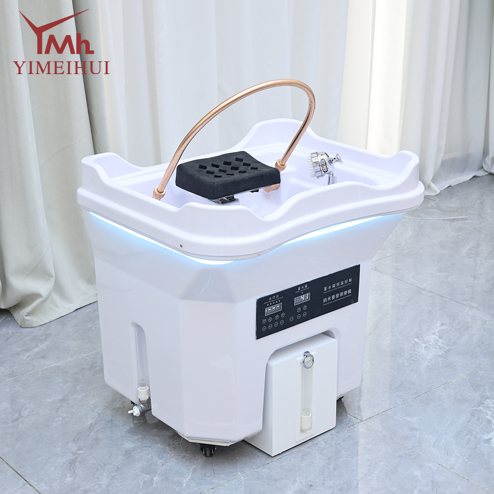Acrylic Water Tank Hose-Free Portable Mist Spray Shampoo Basin with Sink