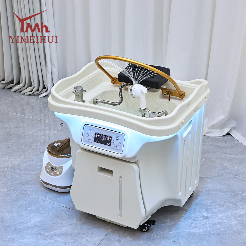 Portable Head Spa with Water Circulation Acrylic Eco-Friendly & Constant Temperature Shampoo Basin