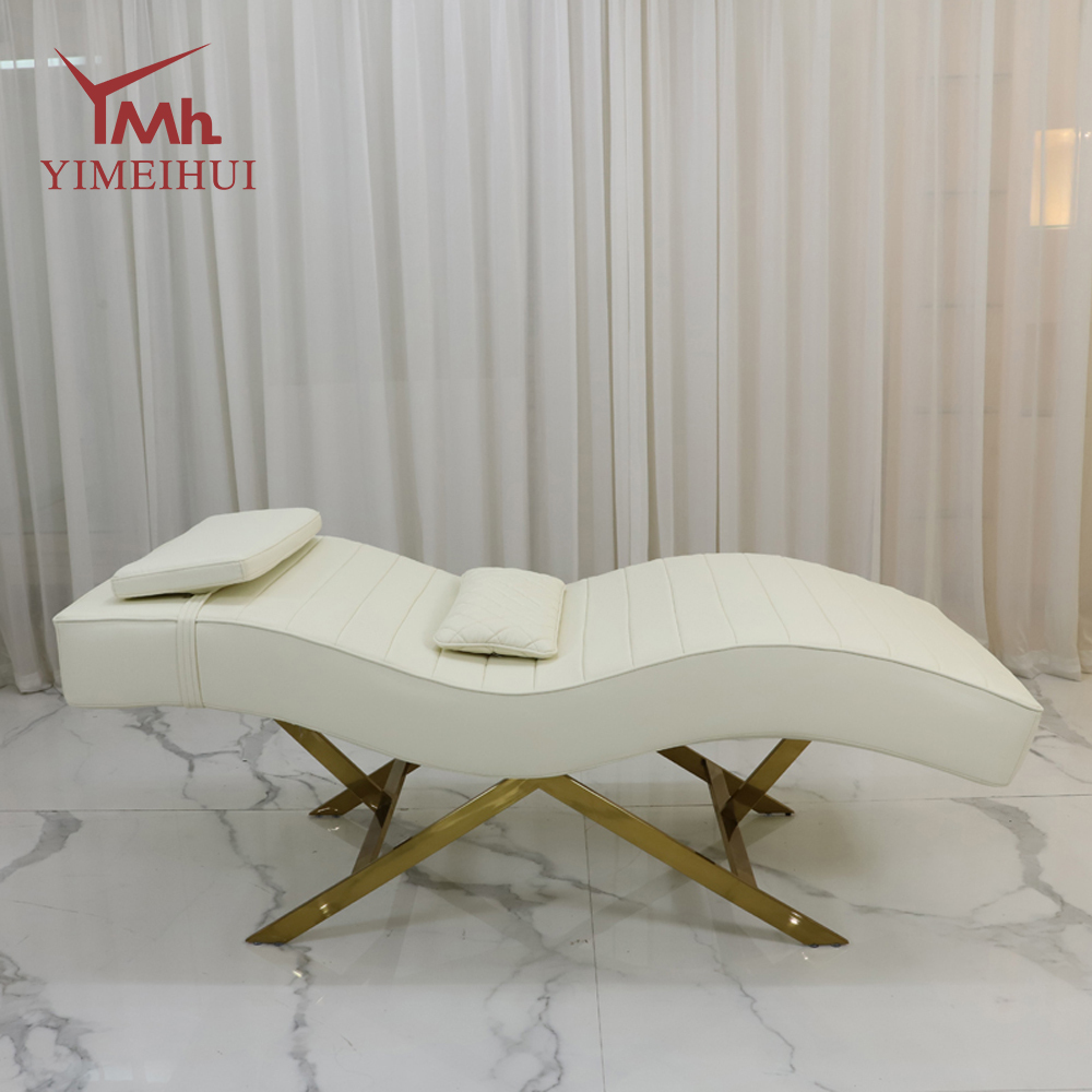 Eyelash Extension Dedicated Curved Comfort Bed for High-End Beauty Salons Beauty Bed