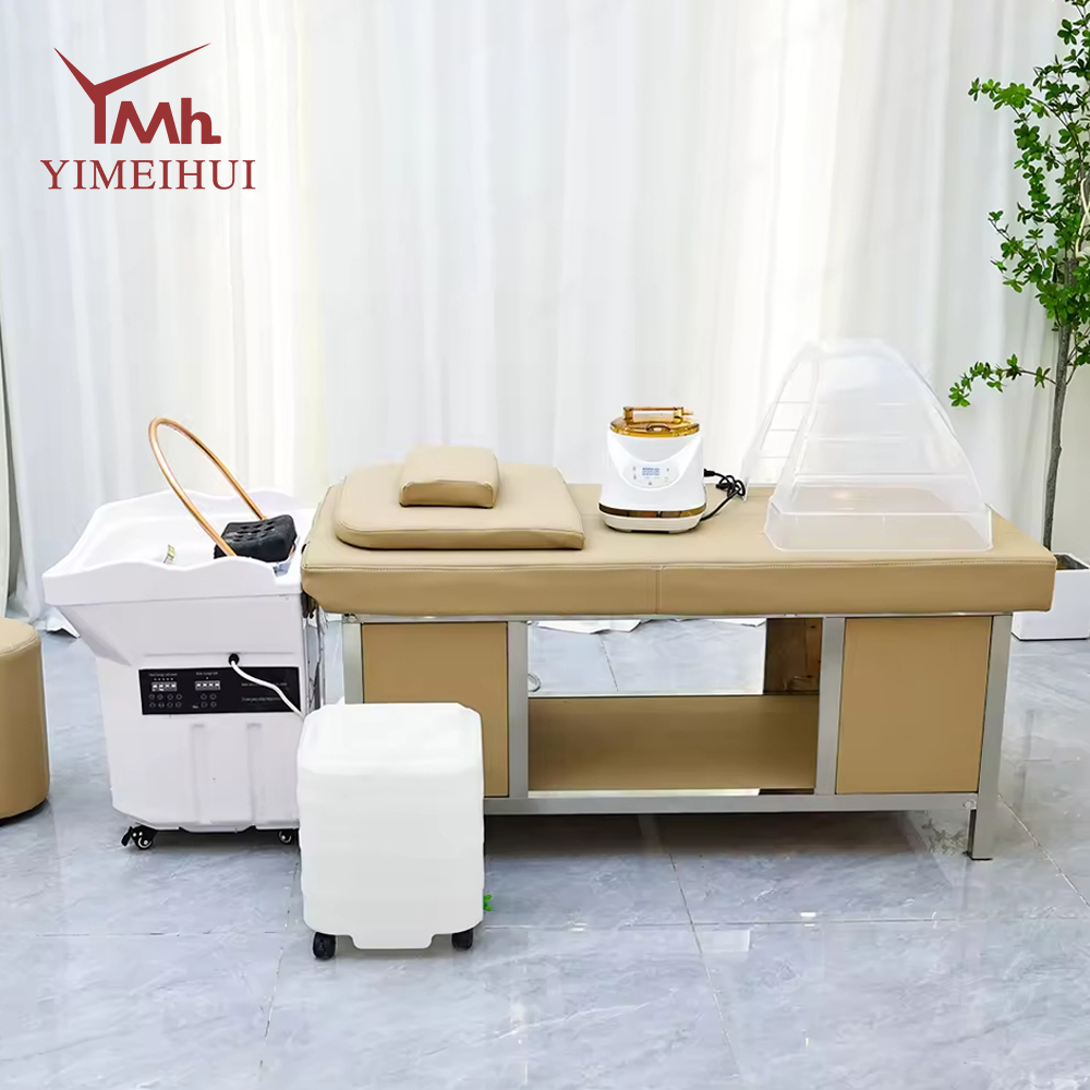 Customized Head Circulation Therapy Steamer Shampoo Bowl Professional Salon Furniture No Plumbing Portable Head Spa Salon