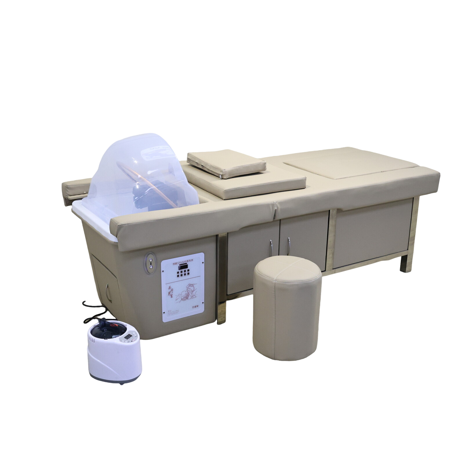 Salon Furniture Electric Multifunction Pedicure Shampoo Bed Head Spa Reclining Backrest Lift Washing Hair Beds