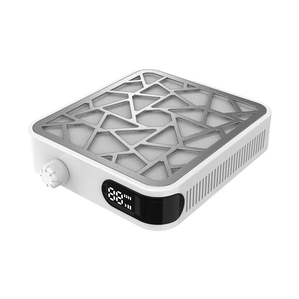 Portable Desktop Brushless Turbo Fan Cordless Mini Nail Vacuum Cleaner Home Salon Nail Dust Extractor Manicure Equipment