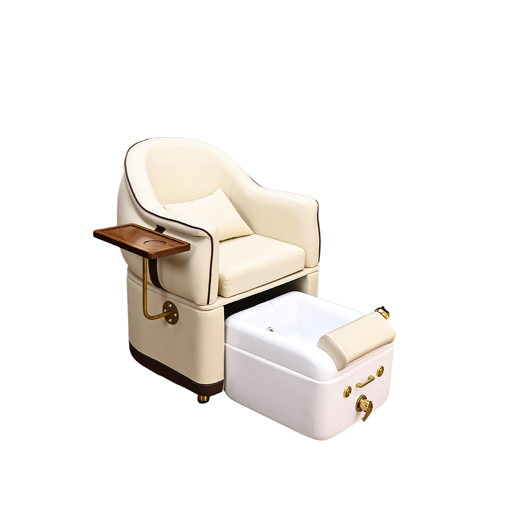 Custom Salon Pedicure Spa Chair With Pump Drain Optional Plumbing Design Manicure Foot Spa Station Furniture