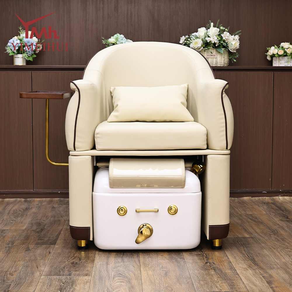 Custom Salon Pedicure Spa Chair With Pump Drain Optional Plumbing Design Manicure Foot Spa Station Furniture