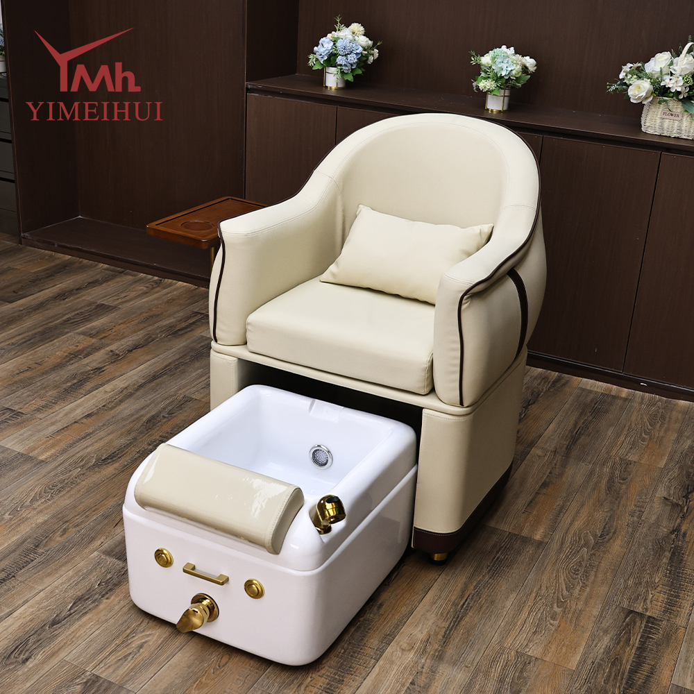 Custom Salon Pedicure Spa Chair With Pump Drain Optional Plumbing Design Manicure Foot Spa Station Furniture