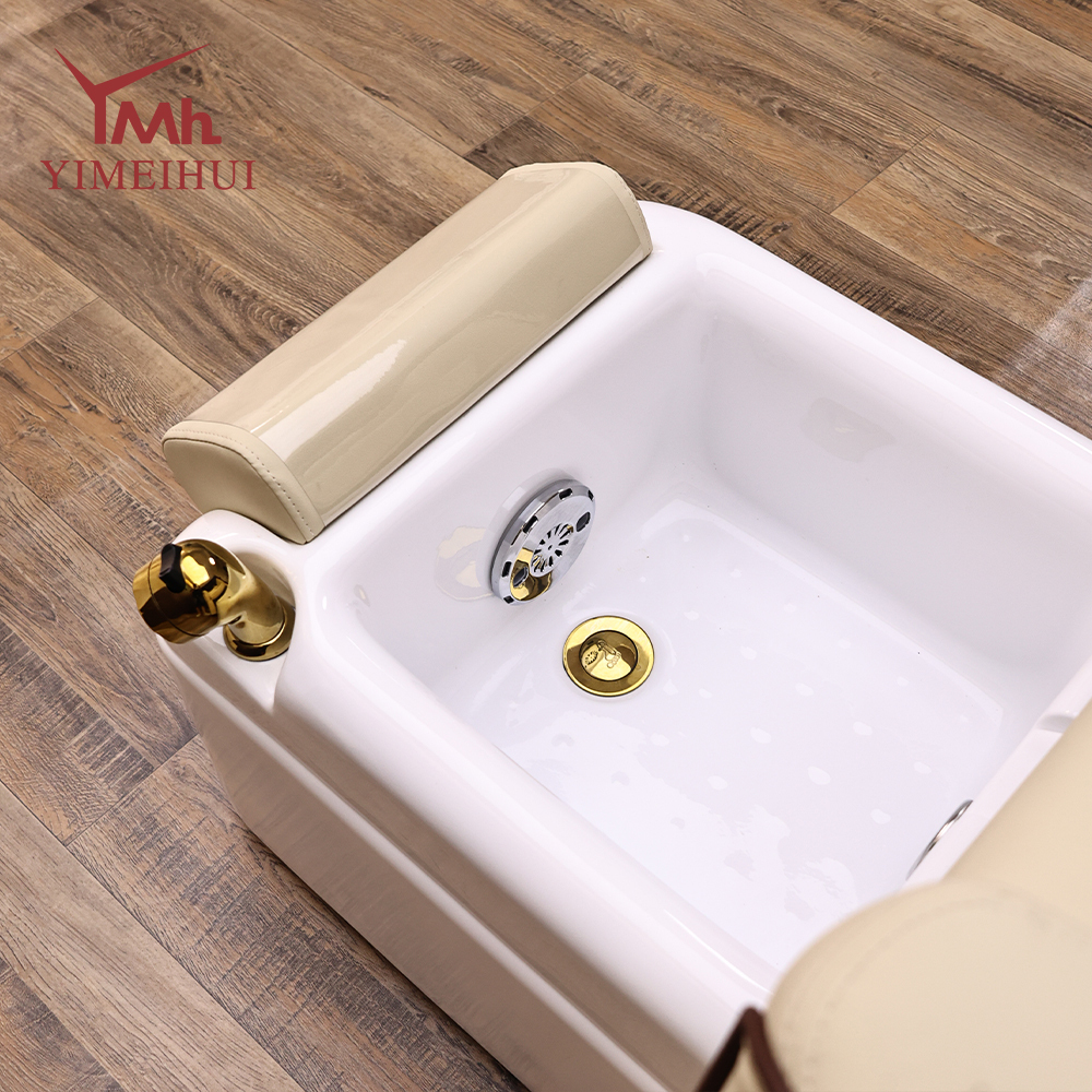 Custom Salon Pedicure Spa Chair With Pump Drain Optional Plumbing Design Manicure Foot Spa Station Furniture