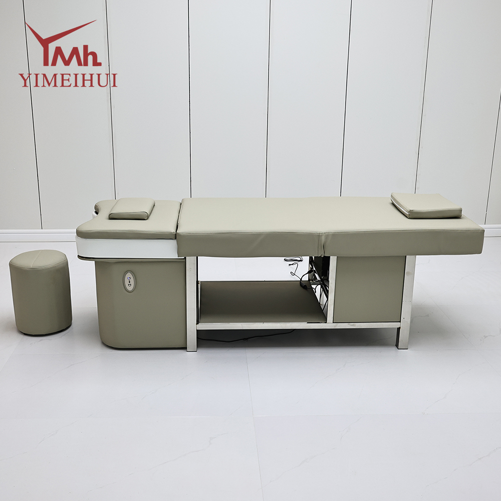 Portable Thermostatic Water Circulation Shampoo Bed, Multifunctional Hair Wash Therapy Bed With Foot Bath for Salon Home Use