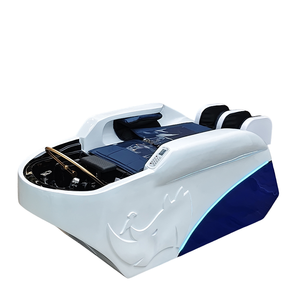 Head Spa Shampoo Bed Back Massage Hair Washing Bed Japanese Head Spa Bed Electric Shampoo Bed with Steam
