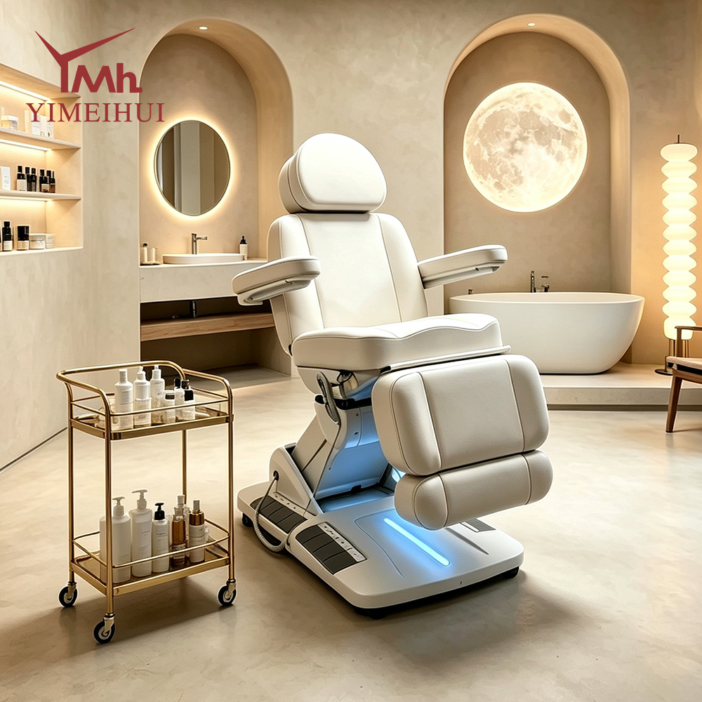 Salon Massage Waxing Chair Tattoo Facial Spa Rotating Electric Beauty Luxury Lash Bed