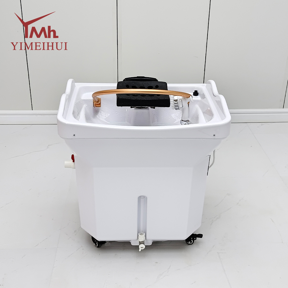 Luxury Hair Washing Head Therapy SPA Pipeless Portable Shampoo Basin Sink With Water Tanks Head Spa for Beauty Salon