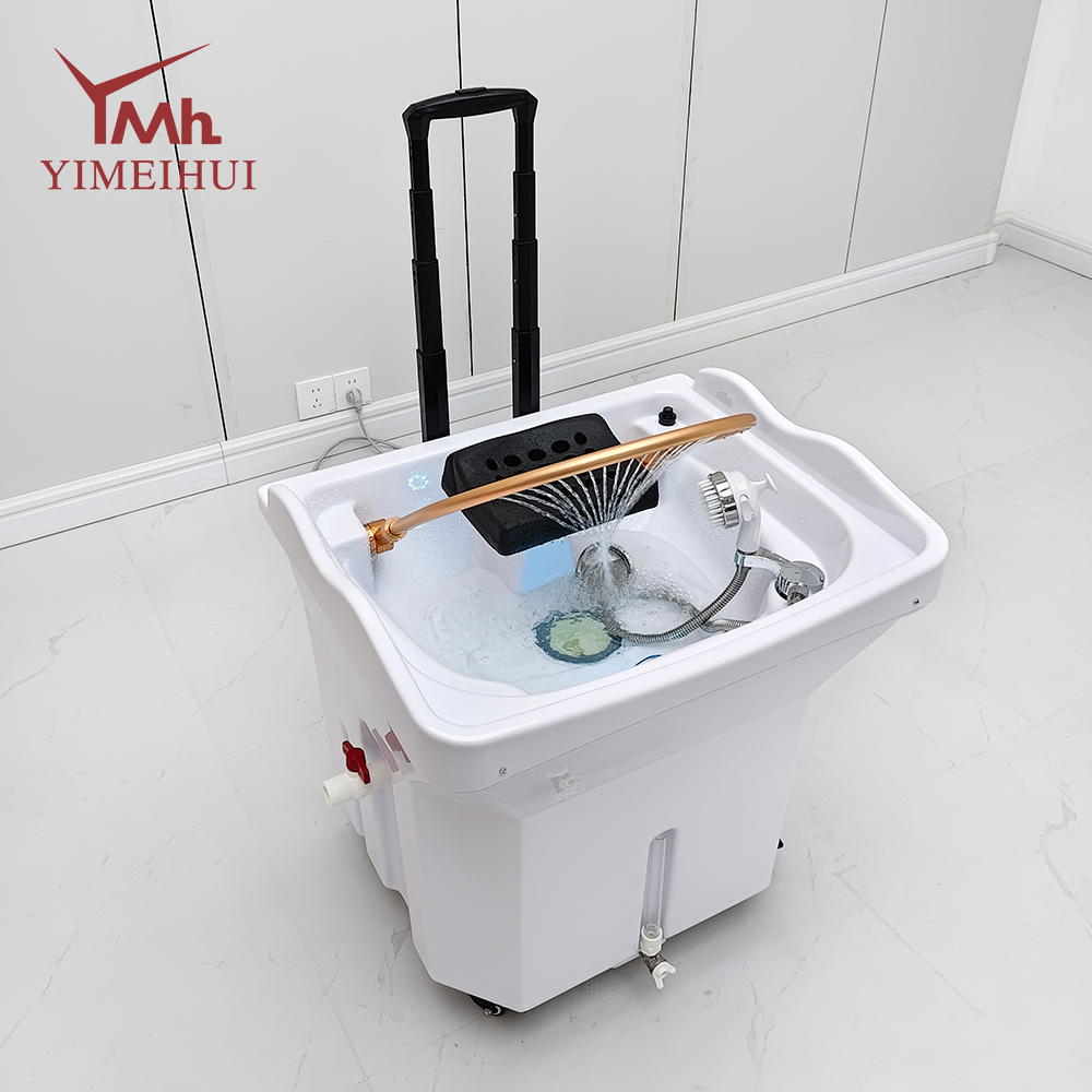 Luxury Hair Washing Head Therapy SPA Pipeless Portable Shampoo Basin Sink With Water Tanks Head Spa for Beauty Salon