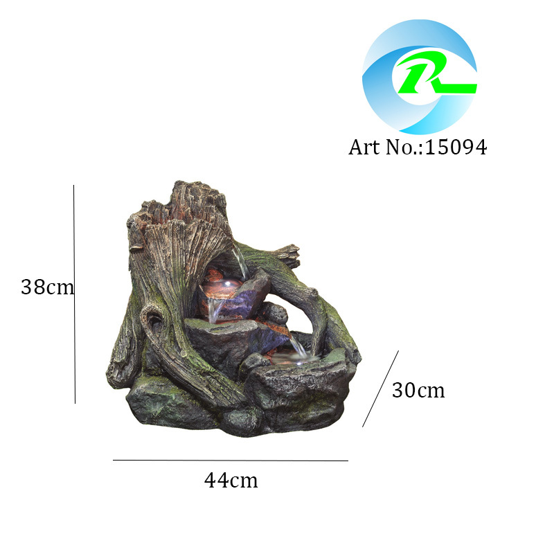 Woodland Water Fountain Wood Trunk Twist Waterfall Water Feature,Woodland Water Fountain Wood Trunk Twist Waterfall Water Feature,Quanzhou Rich Green Technology Co.,Ltd.