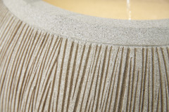 Modern Contemporary Stacked Ball Waterfall Fountain Texturrd Sandstone Lightweight Cascading Water Feature manufacturer in China,Polyresin Modern Texture Sandstone Water Feature Fountain Manufacturer,Quanzhou Rich Green Technology Co.,Ltd.