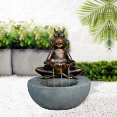 ZEN Frog Spitter Fountain Sitting Crown Frog Water Fall Water Feature,ZEN Frog Spitter Fountain Sitting Crown Frog Water Fall Water Feature,Quanzhou Rich Green Technology Co.,Ltd.