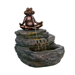 ZEN Frog Fountain Sitting Frog Rock Cascading Water Fountain Water Feature,ZEN Frog Fountain Sitting Frog Rock Cascading Water Fountain Water Feature,Quanzhou Rich Green Technology Co.,Ltd.
