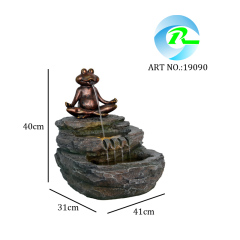 ZEN Frog Fountain Sitting Frog Rock Cascading Water Fountain Water Feature,ZEN Frog Fountain Sitting Frog Rock Cascading Water Fountain Water Feature,Quanzhou Rich Green Technology Co.,Ltd.