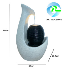 Modern Contemporary Circular Ball Fountain Ripple Ball Water Feature Granite Stone-effect Fountain,Modern Contemporary Circular Ball Fountain Ripple Ball Water Feature Granite Stone-effect Fountain,Quanzhou Rich Green Technology Co.,Ltd.