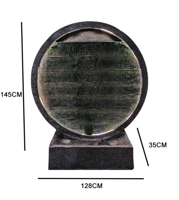 Modern Round Waterfall Wall Fountain – Ripple Flow LED Garden Feature Manufacturer and Supplier In China,Modern Round Waterfall Fountain – Ripple Flow  Garden Feature Supplier,Quanzhou Rich Green Technology Co.,Ltd.