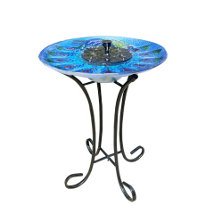 Stained Glass Birdbath Solar Water Fountain Peacock Design Birdbath Solar Water Feature,Stained Glass Birdbath Solar Water Fountain Peacock Design Birdbath Solar Water Feature,Quanzhou Rich Green Technology Co.,Ltd.