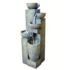 Modern 5-tier Water Flow Fountain Contemporary Bowls Cascading Water Flow Fountain,Modern 5-tier Water Flow Fountain Contemporary Bowls Cascading Water Flow Fountain,Quanzhou Rich Green Technology Co.,Ltd.