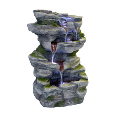 Tiered Cascading Rock Stone Slate Fountain Cascading Water Fall | Water Feature Fountain Supplier China,Outdoor Rock Stone Tiered Fountain Water Feature Manufacturer China,Quanzhou Rich Green Technology Co.,Ltd.