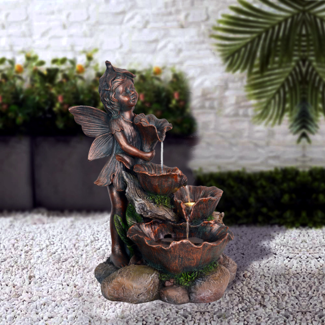 Solar Fairy Fountain Cascading Water Flow Water Fountain Solar Powered Water Feature,Fairy Fountain Cascading Water Flow Water Fountain Solar Powered Water Feature,Quanzhou Rich Green Technology Co.,Ltd.