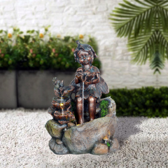 Solar Fairy Fountain Cascading Water Flow Water Fountain Solar Powered Water Feature,Solar Fairy Fountain Cascading Water Flow Water Fountain Solar Powered Water Feature,Quanzhou Rich Green Technology Co.,Ltd.