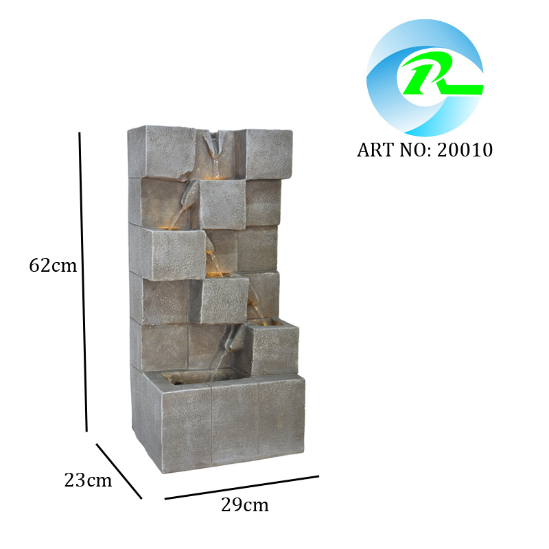 Modern Block Cascading Water Flow Fountain-Water Feature manufacturer in China,Block Cascading Water Flow Fountain-Water Feature manufacturer China,Quanzhou Rich Green Technology Co.,Ltd.