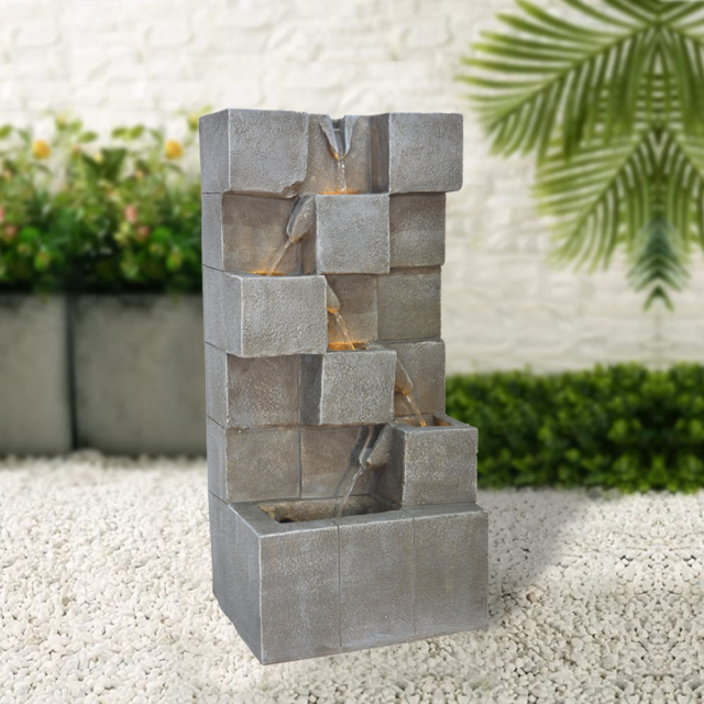 Modern Block Cascading Water Flow Fountain-Water Feature manufacturer in China,Block Cascading Water Flow Fountain-Water Feature manufacturer China,Quanzhou Rich Green Technology Co.,Ltd.