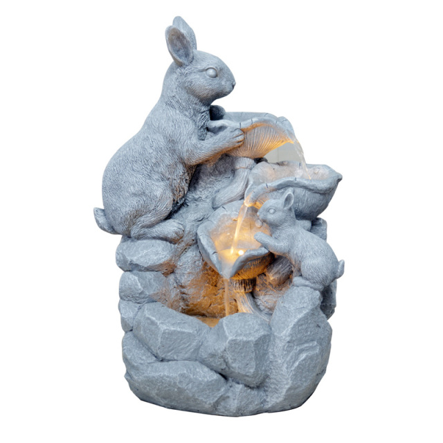 Outdoor Polyresin Rabbit Fountain-Water Feature Manufacturer in China,Outdoor Polyresin Rabbit Fountain-Water Feature Manufacturer in China,Quanzhou Rich Green Technology Co.,Ltd.