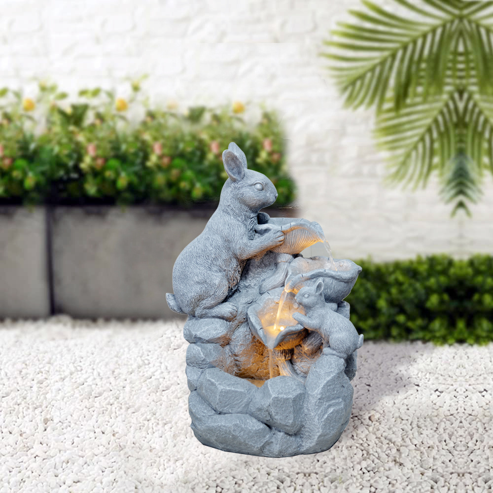 Outdoor Polyresin Rabbit Fountain-Water Feature Manufacturer in China,Outdoor Polyresin Rabbit Fountain-Water Feature Manufacturer in China,Quanzhou Rich Green Technology Co.,Ltd.