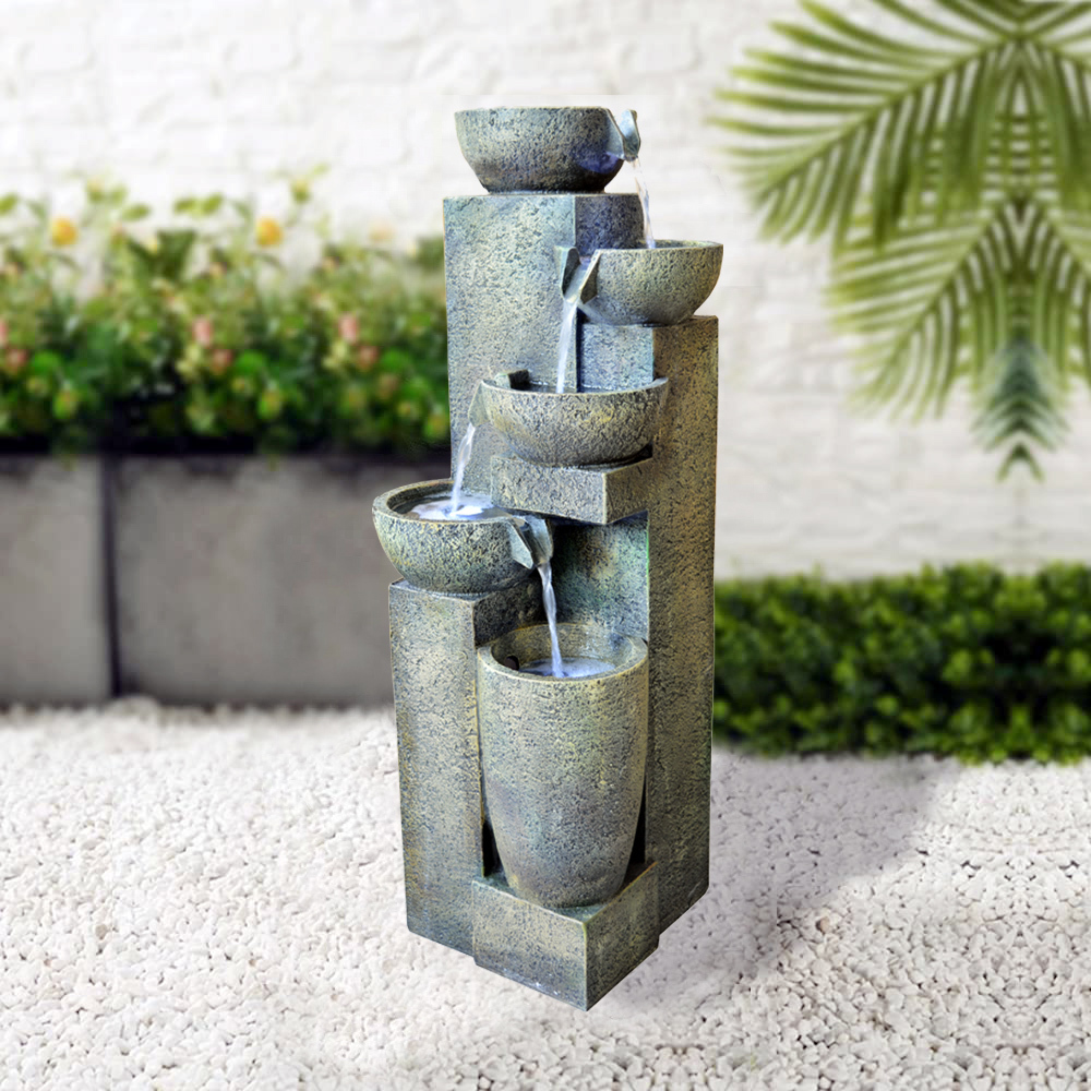 Modern 5-tier Water Flow Fountain Contemporary Bowls Cascading Water Flow Fountain,Modern 5-tier Water Flow Fountain Contemporary Bowls Cascading Water Flow Fountain,Quanzhou Rich Green Technology Co.,Ltd.