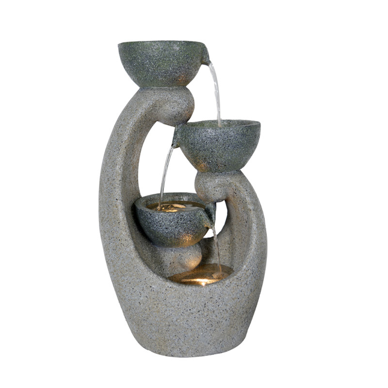 Modern design Contemporary Bowls Cascading Water Flow Fountain Tiered Water Feature | Fountain Water Feature Manufacturer and Supplier,Modern Contemporary Bowls Fountain Water Feature Manufacturer,Quanzhou Rich Green Technology Co.,Ltd.