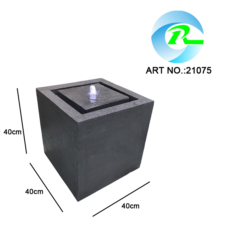 Modern Square Bubble Water Flow Fountain Contemporary Grante Stone Effect Water Feature,Modern Square Bubble Water Flow Fountain Contemporary Grante Stone Effect Water Feature,Quanzhou Rich Green Technology Co.,Ltd.