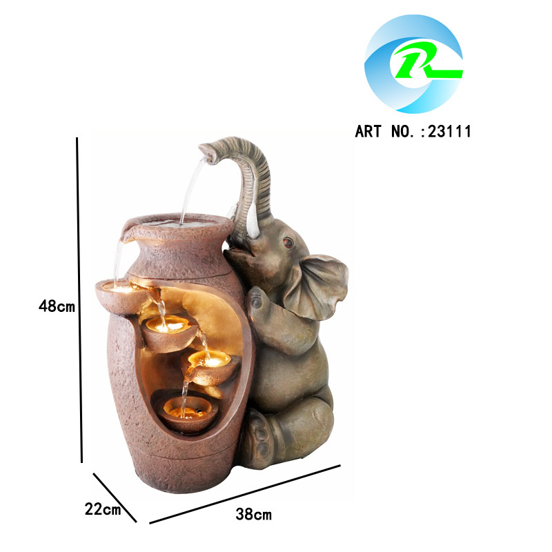Polyresin Elephant Figurine Water Fountain – Water Feature Manufacturer in China,Polyresin Elephant Figurine Fountain Water Feature Manufacturer China,Quanzhou Rich Green Technology Co.,Ltd.