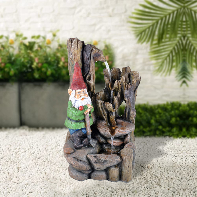 Fire Hydrant Gnome and Meditation Gnome Water Fountain Wood Trunk Water Flow and Buckets Water Flow Water Feature,Fire Hydrant Gnome and Meditation Gnome Water Fountain Wood Trunk Water Flow and Buckets Water Flow Water Feature,Quanzhou Rich Green Technology Co.,Ltd.