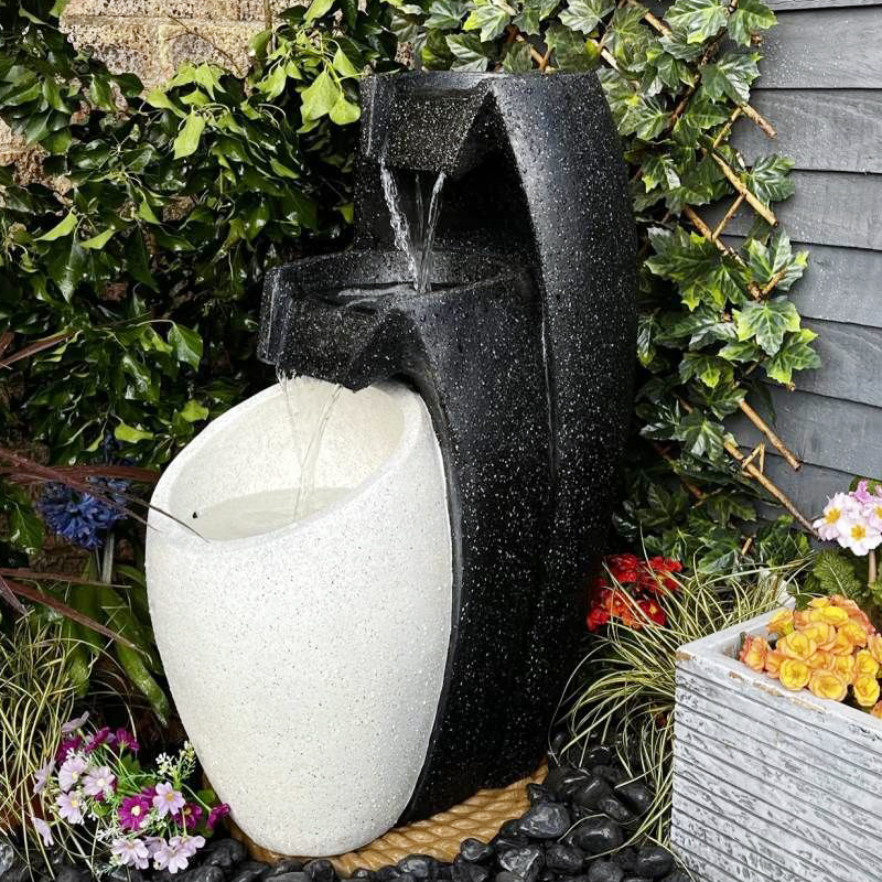 Modern Grante Stone Effect Cascading Water Flow Fountain Contemporary Outdoor Tier Water Feature,Modern Grante Stone Effect Cascading Water Flow Fountain Contemporary Outdoor Tier Water Feature,Quanzhou Rich Green Technology Co.,Ltd.