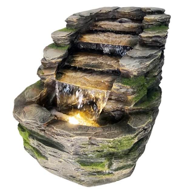 River Rock Water Fountain Rock Stone Slate Multi-tier Water Blade Fall Water Feature,River Rock Water Fountain Rock Stone Slate Multi-tier Water Blade Fall Water Feature,Quanzhou Rich Green Technology Co.,Ltd.