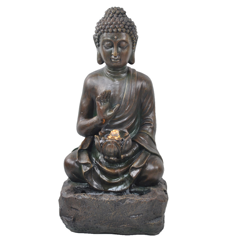 Meditation Buddha Bubble Water Flow Fountain Sitting Buddha Zen Water Feature,Meditation Buddha Bubble Water Flow Fountain Sitting Buddha Zen Water Feature,Quanzhou Rich Green Technology Co.,Ltd.
