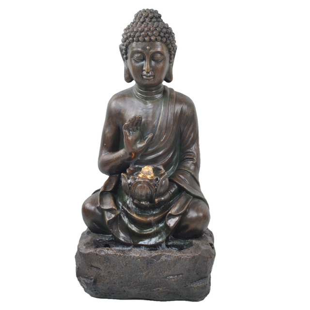 Meditation Buddha Bubble Water Flow Fountain Sitting Buddha Zen Water Feature,Meditation Buddha Bubble Water Flow Fountain Sitting Buddha Zen Water Feature,Quanzhou Rich Green Technology Co.,Ltd.