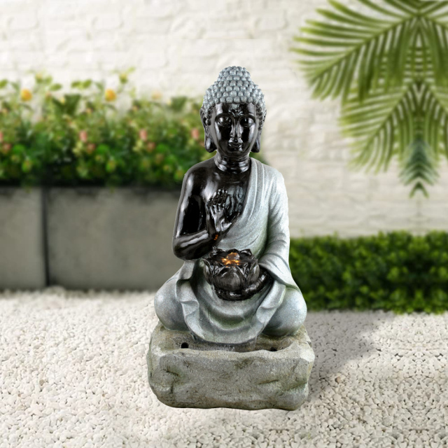 Meditation Buddha Bubble Water Flow Fountain Sitting Buddha Zen Water Feature,Meditation Buddha Bubble Water Flow Fountain Sitting Buddha Zen Water Feature,Quanzhou Rich Green Technology Co.,Ltd.