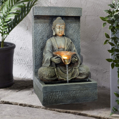 Buddha Wall Fountain Bubble Water Flow Lotus Leaves Water Flow Water Feature,Buddha Wall Fountain Bubble Water Flow Lotus Leaves Water Flow Water Feature,Quanzhou Rich Green Technology Co.,Ltd.